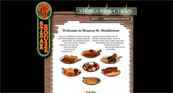 Desktop Screenshot of monroeststeakhouse.com